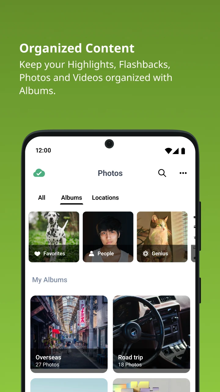 Simple Mobile Cloud screenshot