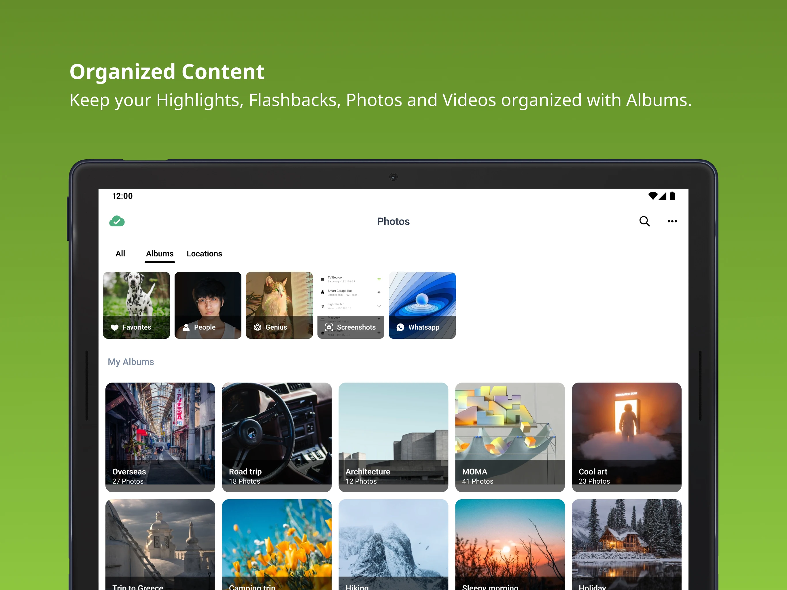 Simple Mobile Cloud screenshot